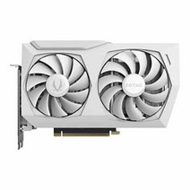 Zotac 그래픽 카드 RTX 3060 Ti AMP White Edition LHR 8GB GDDR6, One Size White