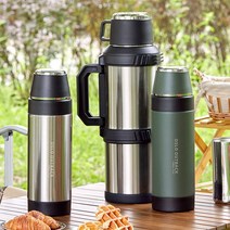 분유 캠핑용 오슬로 보온보냉 기프트 친구생일선물 사무실, 4000ml/메탈, 4000ml/메탈