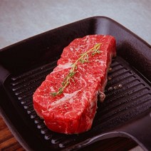 1등급 국내산 육우 소고기 채끝살 스테이크 300g, 1개