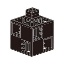 artec 아텍(Artec) 아텍블록 블록 단품 기본 사각 검정 24피스077754