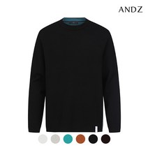 국내매장판 앤드지 캐시미어 블렌드 이중 배색 니트_BZC4ER1101 227073