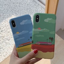 [바보사랑] [호환용] 아이폰11 노구 제주도 하드케이스, 기종선택:갤럭시노트3 / 디자인선택:블루, 상세 설명 참조