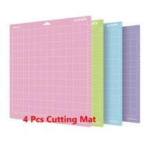 문구 세트 New 4pcs Color Replacement Pvc Cutting Mat Nonslip for Contour Photography Plotter Machine wi, [05] green