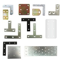 철부자 평철 스텐평철 보강철 꺽쇠 보강철물 스텐, 15.평철 T자 70x50 2.0T (2개)