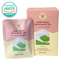 HACCP 인증 허니 구아바 피치 블랙 티 차 삼각 티백 망 말린 건조 얼그레이 홍차 구아바잎 추출물 효능 추천, 10티백 x 1개