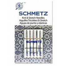 5 PACK SCHMETZ KNIT & STRETCH 재봉틀 미싱 NEEDLES COMBO 부품 # S-1853