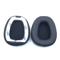 스컬캔디 이어패드 Skullcandy Crusher 2.0 헤드폰 헤드셋 이어 패드 용 1 쌍 교체 폼 베개 쿠션 커버, [01] black