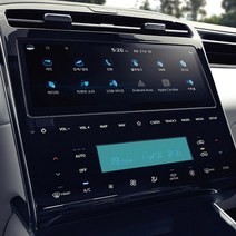 한스몰 2021 신형 투싼NX4 실내 PPF 랩핑 투명 보호필름 센터페시아 공조기 스티커 몰딩용품, 투싼NX4 센터페시아 저반사 액정보호필름