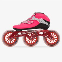롤러스케이트 2019 원래 Bont 루나 속도 인라인 스케이트 Heatmoldable CarbonFiber 부팅 3*90/100/110mm, 04 Pink adult_16 45