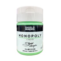 쉴드 모노폴리 아크릴물감 낱색 (250ml)66색, 611 Jaune Brillant