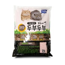 토퍼 두부두부 두부모래 가는입자 복숭아, 10개, 7L