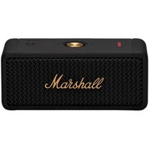 마샬 엠버튼 II 휴대용 무선 블루투스 스피커, Marshall-Emberton-Bluetooth-Speaker-Black-Brass, 블랙 + 골드