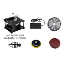 슬라이딩 각도절단기 탁상 원형톱 절단공구 150W 다기능 미니 테이블 톱 DC 목공 옥 손수 DIY 공예 절단 기계 각도 컷 도구, [02] Simple model B