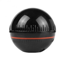 어탐기 gps플로터 어군탐지기 무선 어군 탐지기 휴대용 깊이 에코 사운 더 감지기 음파 알람 변환기, 02 Black