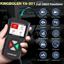 Pro YA-201 obd2 자동차 오류 코드 읽기 카드 진단 도구 악기 배터리 감지기 2.4 인치 TFT