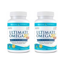 노르딕 내츄럴스 초임계 rtg 얼티메이트 오메가 2X Teen 12-18세 60개 2세트, 1개, 기본