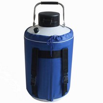 탱크 액체 질소통 저장 배럴 병 냉동 보관통 실험용, 2L 직경 50mm 잠금 커버 포함