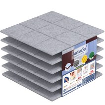 uTVHome Store 소리가 안들리는 방음문 문소음방지 흡음재 차음시트 방음인테리어 흡음판 방음판, 9-Grid, 6, 6-Gray-9-Grid