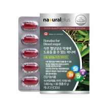 내츄럴플러스 혈당엔 바나바 1450mg x 60정 4개