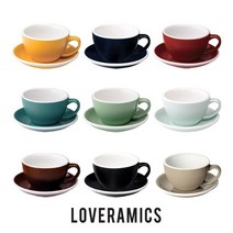 러브라믹스 에그 시리즈 카페 라떼잔 300ml 19종, 아이스블루, 1개