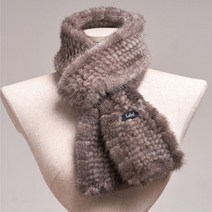 라벨르by신영모피 노블 밍크 니팅 코지머플러