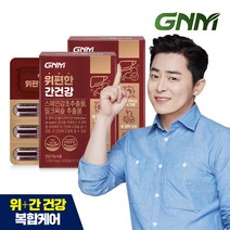 [위건강 간건강] GNM 위편한 간건강 밀크씨슬 실리마린 스페인감초추출물, 30정, 2개