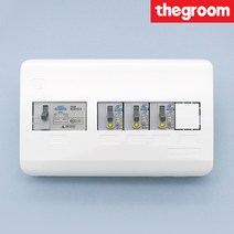 주택 가정용 두꺼비집 세대 소형 배선 배전반 배전함 누전 분전함 분전반 노출박스, 주택용 분전함, 01.서울산전 3회로 분전반 노출박스_cp