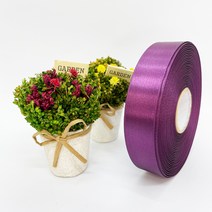 포장 리본 끈 제이제이리본 고밀도주자 3mm 76컬러 ( 길이 45M 90M ) 공단리본, 포도, 3mm(90M)