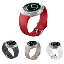 COCOGOGO 갤럭시 기어S2 SM-R720 R730 호환 기본 무지 시계줄, 라이트 그레이 민무늬