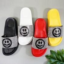 엣지걸슈즈 D8 푹신푹신 스마일 핫픽스 슬리퍼 3cm