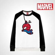 마블정품 히어로 아동 특양면 스토키 맨투맨(9호-17호), 모델색상:스토키맨투맨_화이트|사이즈:13호