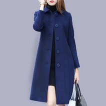 캐시미어 코트 여성 핸드메이드 빅사이즈 숏 하프 더플 울 트렌치 가을 퓨어 컬러 버클 기질 슬림 모직 코트 중간 길이 스커트 영국 스타일