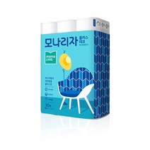 모나리자 녹스 플러스 데코 화장지 27m, 30롤, 1팩