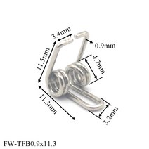 토션스프링 브로큰 컬링 아이언 스타일링 헤어 더블 리턴 비틀림 여러 모델, 02 FW-TFB12x25