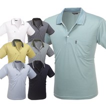 제로골프 YOUNG LAND 영랜드 남성 기본 배색 카라 반팔티셔츠 Model No_I2-2W026