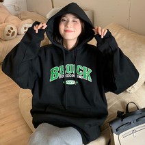 아이디티 SM-03 오버핏 기모 후드티 빅사이즈 기모후드 티셔츠