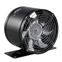 시코로팬 송풍기 산업용 공업용 환기팬 업소용주방 배풍기, 8인치 200 블랙 (베이스 + 메쉬 커버 포함)