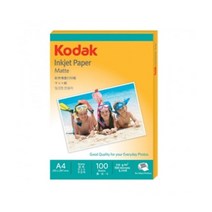 실제컬러와 코닥인화지 잉크젯전용지 가까운 A4-100매 HONI * 244435EA, 본상품선택