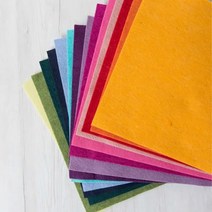 스튜디오분트DHG 2mm 양모펠트지 30×30cm 50색상 택1, 23 코랄
