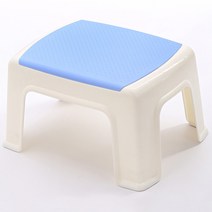 더자카 심플칼라 욕실의자 블루, 1개