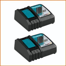 마끼다 makita 전동 공구 배터리 18vrc 기 18v bl1830 bl1430 bl1860 bl1890 도구 전원 기 usb prot 18vrf 3a 6a 호환, 두 개의 충전기
