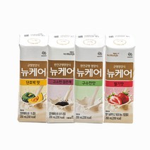 뉴케어 구수한맛+고소한검은깨맛+딸기맛+단호박맛 4가지맛 15팩씩 200ml 60팩