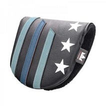Craftsman Golf Blue Strips 말렛 퍼터 헤드 오버 센터 샤프트 특히 Odyssey Backstryke 또는 T 형 퍼터용