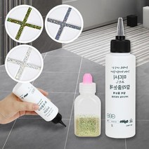 화장실용 초보자가능 셀프시공 데코타일 타일보수제 줄눈셀프, 미다시타일데코백색
