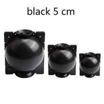 수경재배화분 행잉 포트 상추 벽걸이 베란다 텃밭 재사용 가능한 식물 뿌리 공 접목 성장 상자 정원 장미에, 01 1pcs black 5 cm