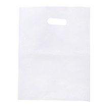 마다메이드 튼튼한 링백 무지 화이트 비닐 쇼핑백 (50장), (25 x 35), 50장