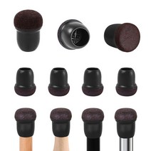 편한식탁의자 라탄 화장대 엔틱 두꺼운 랩 펠트 패드와 8pcs 다리 바닥 보호대 실리콘 가구 다리 커버 바닥을 보호하기 위해 검은 테이블 피트 컵, 직경 14-19mm