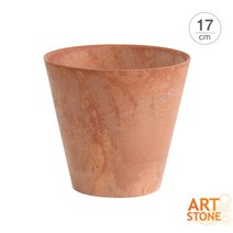 [데로마] [데팡스][아트스톤]라운드 클레어 인테리어 원형화분(17cm), 사이즈:RC-150 / 색상:그레이프