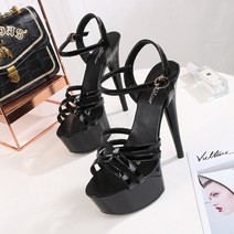 Makone 13cm굽 킬힐 스틸레토 덱에센 a90