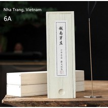 인센스 스틱 6a 천연 원료 향 수제 백단 agilawood 실내 정화 공기 스머지, 6a 나트랑